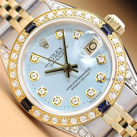 rolex uhren damen|damen rolex mit diamanten.